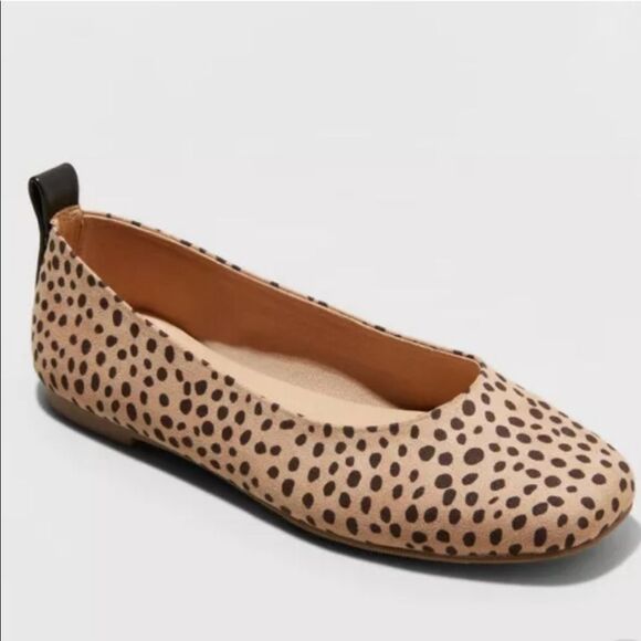 Universal Thread Shoes - NEW Universal Thread Leopard Blanca Ballet Flats Sz 6.5